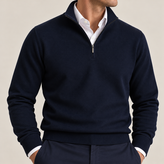 Quarter zip jumper